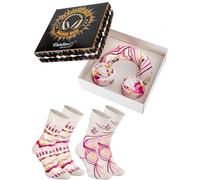 Rainbow Socks - Headphones Socks Box - 2 Pairs Of Socks Looking Like Headphones - A Gift For A Musitian, Dj, Music Lover, Podcaster- Black And White Socks For Women And Men-Size 7,5-11
