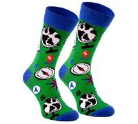 Rainbow Socks - Men Women Funny School Socks Gift- 1 Pair - Geography - Size 7,5-11
