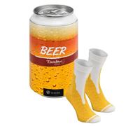 Rainbow Socks - Men Women Novelty Funny Beer Can Socks - 1 Pair - Size 4-7