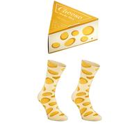 Rainbow Socks - Men Women Novelty Funny Cheese and Mouse Socks Gift 1 Pair - Cheese and Cheese - Size 7,5-11