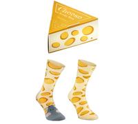 Rainbow Socks - Men Women Novelty Funny Cheese and Mouse Socks Gift 1 Pair - Cheese and Mouse - Size 12-14