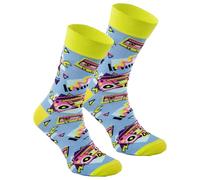 Rainbow Socks - Men Women Novelty Party Ankle Socks - 1 Pairs - Disco - Size 4-7