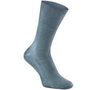 Rainbow Socks - Premium Women Men Diabetic Non-Binding Loose Socks - 1 Pair - Steel - Size 10-11,5