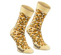 Rainbow Socks - Unisex Women Men - Animal Patterned Socks - Women’s And Men’s - Safari And Jungle - 1 Pair - CHEETAH - 7-11