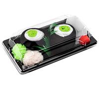 Rainbow Socks - Woman Man Sushi Socks Box Cucumber Maki - 1 Pair - Size 4-7