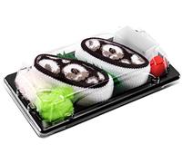 Rainbow Socks - Woman Man Sushi Socks Box Octopus Brown - 1 Pair - Size 7,5-11