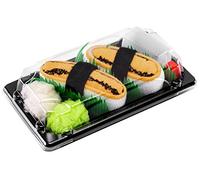 Rainbow Socks - Woman Man Sushi Socks Box Octopus Violet - 1 Pair