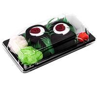 Rainbow Socks - Woman Man Sushi Socks Box Octopus Violet - 1 Pair
