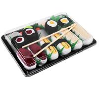 Rainbow Socks - Woman Man Sushi Socks Box Tamago Butterfish Tuna 2x Maki - 5 Pairs - Size 4-7
