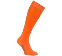 Rainbow Socks - Women Men Colourful Cotton Knee High Socks - 1 Pair - Orange - Size 8,5-9,5