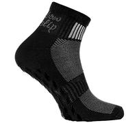 Rainbow Socks - Women Men Cotton Non Slip Grip ABS Sport Socks - 1 Pair - Black - Size 10-11,5
