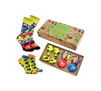 Rainbow Socks - Women Men Funny Gym Socks Box - Novelty Gift for Trainers and Gym Fans - 2 Pairs - Size UK 4-7 EU 36-40