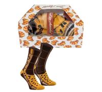 Rainbow Socks - Women Men Novelty Croissant Chocolate Socks Gift - 1 Pair - Size 7,5-11