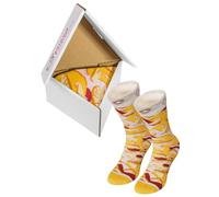 Rainbow Socks - Women Men Pizza Socks Box - Hawaii - 1 Pair - Size 4-7