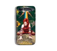 Rainbow Space Ship UFO Face David Lightening Bolt Bowie Aesthetic TPU Custom Compatible With iPhone XS X XR XS 11 12 13 14 15 16 16E Pro Max Plus Mini Case Design Personalised Name Cover Silicone