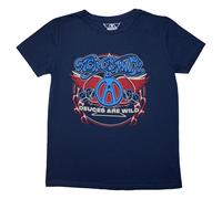 Rainbow Spade Womens T Shirt aerosmith Blue XL