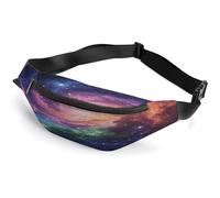Rainbow Spiral Abyss Waist Bag,Durable Sling Bag with Adjustable Strap Crossbody Waist Bag,for Outdoors Workout Traveling Casual Running Hiking Cycling