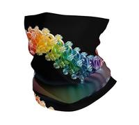 Rainbow Spiral Dual-Sided Sweat Band Head Scarf for Men Women, Seamless Workout Head Wrap, Breathable Quick-Dry for Fitness Travel