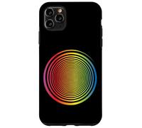 Rainbow Spiral Swirl Self Hypnosis Optical Illusion Rainbow Case for iPhone 11 Pro Max