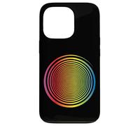 Rainbow Spiral Swirl Self Hypnosis Optical Illusion Rainbow Case for iPhone 13 Pro