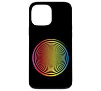 Rainbow Spiral Swirl Self Hypnosis Optical Illusion Rainbow Case for iPhone 13 Pro Max