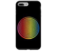 Rainbow Spiral Swirl Self Hypnosis Optical Illusion Rainbow Case for iPhone 7 Plus/8 Plus