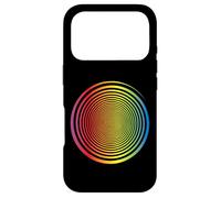 Rainbow Spiral Swirl Self Hypnosis Optical Illusion Rainbows Case for iPhone 17 Pro