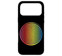 Rainbow Spiral Swirl Self Hypnosis Optical Illusion Rainbows Case for iPhone 17 Pro Max