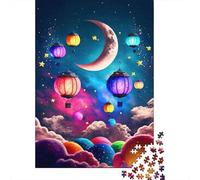 Rainbow Spirit Wooden Puzzles 1000 Piece Jigsaw Puzzles for Adults Educational Game Challenge Toy Christmas Eve Gifts 1000pcs (38x26cm)