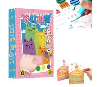Rainbow Squeeze Art Kit, 2026 Upgrade Magic Rainbow Scratch Paper Art Set, Scratch Paper Art Rainbow Fun Toys Party Activities