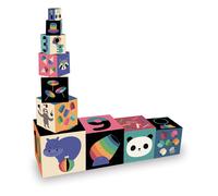 Rainbow Stacking Cubes Multicoloured one size