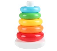 Rainbow Stacking Rings Toy Cognitive Sensory Learning Set