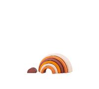 Rainbow Stacking Toy Bigjigs Toys Natural One Size