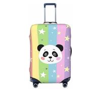 Rainbow Star Star Panda Elastic Travel Luggage Cover Suitcase Protector, Print Suitcase Baggage Cover Anti-Scratch
