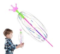Rainbow Stick Twirler, Spinner Swirl for, Magic Twirler Rainbow Bubble Wand Spinner - Interactive Toys Stick Rotation Stick, Indoor Outdoor Games, Bag Areas