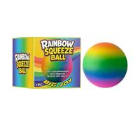 Rainbow Stress Balls for Adults - Large Stress Balls for Kids Squishy Toys Ball Stress Relief Fidget Toy Sensory Ball Squeeze Toy for Boys Girls (Rainbow)