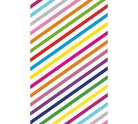 rainbow stripe journal: 150 pages, 8"x5" LGBTQ (Rainbows, the funnest, coolest book about beating depression.)
