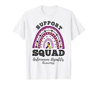 Rainbow Support Squad Autoimmune Hepatitis Awareness Value Graphic T-Shirt