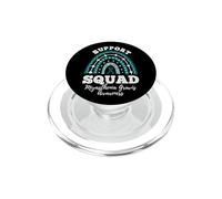 Rainbow Support Squad Myasthenia Gravis Awareness PopSockets PopGrip for MagSafe
