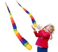 Rainbow Tail Foam Ball - Throw And Catch Balls With Rainbow Tail | Throw Catch Educational Interactive Sensory Toys for Home Beach Classroom Camping Use