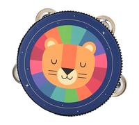 Rainbow Tambourine Multicoloured one size