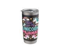 Rainbow These are My Unicorn Pajamas Stainless Steel Insulated Tumbler