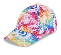 Rainbow Tie-Dye Baseball Cap Dad Cap Unicorn Girls Gift Set for Outdoor Sports - - Medium