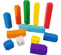 RAINBOW TOYFROG Math Manipulatives Counting Cubes, Educational Number Blocks, Classroom Toys Kindergarten Learning Materials Homeschool Supplies,Set of 100 Math Cubes for Kids Ages 3+