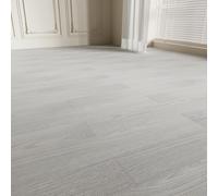 Rainbow Tree 36-Pack 54 Sq.Ft Peel and Stick Floor Tile Vinyl Flooring, Vinyl Plank Flooring Wood Grain Self Adhesive Peel and Stick Flooring for Bedroom, Living Room, Kitchen (Ivory White Oak)