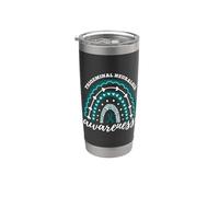 Rainbow Trigeminal Neuralgia Awareness Stainless Steel Insulated Tumbler