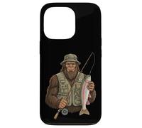 Rainbow Trout Bigfoot Fisher Steelhead Fish Angler Case for iPhone 13 Pro
