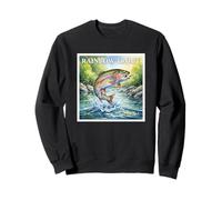 Rainbow Trout Fishing Nature Art Sweatshirt
