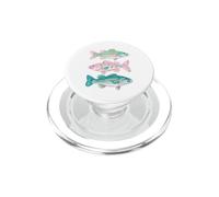 Rainbow Trout Preppy Retro Summer Lake Life Fishing PopSockets PopGrip for MagSafe