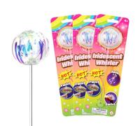 Rainbow Twirler, 3-Piece Magic Rainbow Spinner Twirler Stick, Colorful Swirl Magic Party Bubble Wand, Cool Dance Prop for Magical Moments